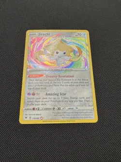Pokemon TCG Jirachi 119/185 SWSH04: Vivid Voltage Amazing Rare Near Mint - Image 2