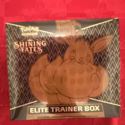 Pokemon TCG Shining Fates Elite Trainer Box Eevee Sealed - Image 1
