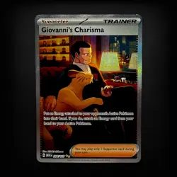 Pokemon TCG SV: Scarlet & Violet 151 Giovanni's Charisma #204/165 NM - Image 1
