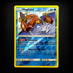 Pokemon TCG SM - Crimson Invasion Magikarp #17/111 Reverse Holo NM - Image 1