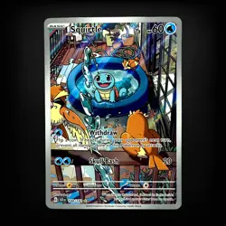 Pokemon TCG SV07: Stellar Crown Squirtle #148/142 NM - Image 1