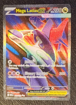 Pokemon Mega Evolution Mega Latios ex Full Art #163/132 NM Pack Fresh - Image 1