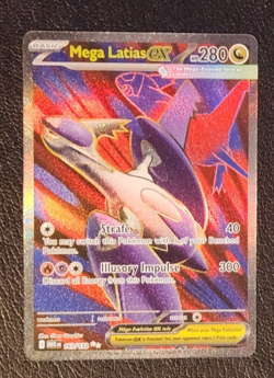 Pokemon Mega Evolution Mega Latios ex Full Art #163/132 NM Pack Fresh - Image 2