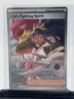 Iris's Fighting Spirit 292 / 217 SIR Pokemon Ascended Heroes NM - Image 1