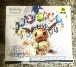 Pokemon TCG S&V Prismatic Evolutions ETB Elite Trainer Box **Factory Sealed** - Image 1
