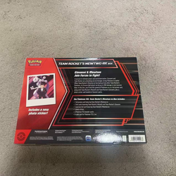 Pokemon TCG Destined Rivals Team Rockets Mewtwo EX Sealed Box Set - Image 2
