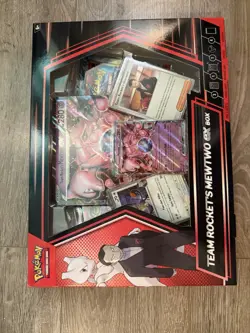 Pokemon TCG Destined Rivals Team Rockets Mewtwo EX Sealed Box Set New - Image 1