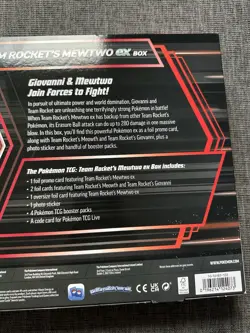 Pokemon TCG Destined Rivals Team Rockets Mewtwo EX Sealed Box Set - Image 3