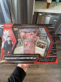 Destined Rivals Pokemon TCG Team Rockets Mewtwo EX Box Sealed - Image 1