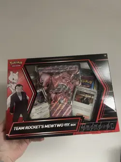 Pokemon TCG Destined Rivals - Team Rockets Mewtwo Ex Box - New & Sealed - Image 1