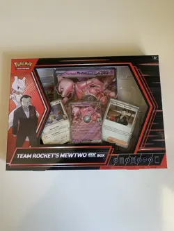 NEW Destined Rivals Pokemon TCG Team Rockets Mewtwo EX Box Sealed - Image 1