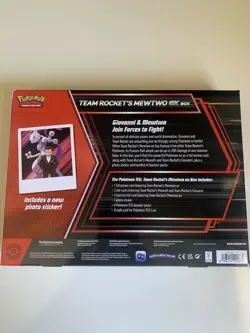 NEW Destined Rivals Pokemon TCG Team Rockets Mewtwo EX Box Sealed - Image 2