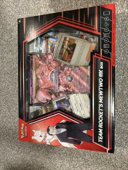 Pokemon TCG Destined Rivals Team Rockets Mewtwo EX Sealed Box Set - Image 1
