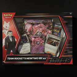 Pokemon TCG Destined Rivals Team Rockets Mewtwo EX Sealed Box Set - Image 1