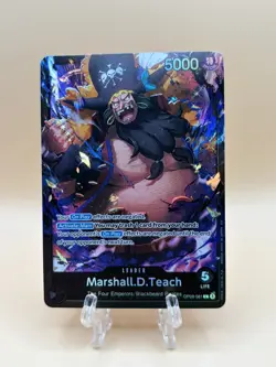 One Piece CCG Marshall.D.Teach OP09-081 Leader - English - NM - Image 1