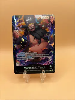One Piece CCG Marshall.D.Teach OP09-081 Leader - English - NM - Image 3