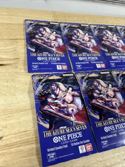 One Piece TCG: The Azure Sea's Seven Sleeved Booster OP-14 English x 10 Packs - Image 2