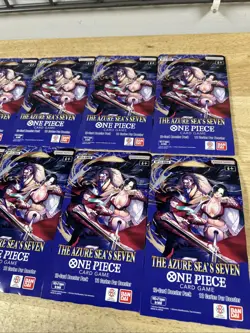 One Piece TCG: The Azure Sea's Seven Sleeved Booster OP-14 English x 10 Packs - Image 4