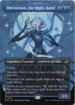 Mm'menon, the Right Hand (Borderless) R Edge of Eternities 290 - LP MTG - Image 1
