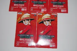 One Piece TCG: Carrying On His Will Sleeved Booster OP-13 English (LOT OF 5) - Image 3