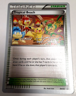 TROPICAL BEACH 2014 POKEMON WORLD Championships Black Star BW50 TCG PROMO! - Image 1
