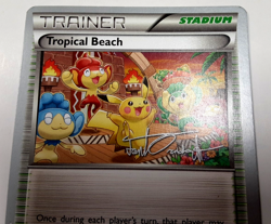 TROPICAL BEACH 2014 POKEMON WORLD Championships Black Star BW50 TCG PROMO! - Image 2