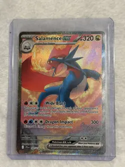 2025 Pokemon Scarlet & Violet Journey Together #187 Salamence ex SIR - Image 1