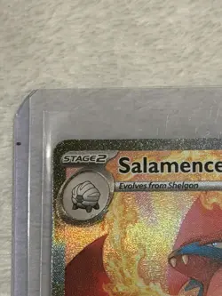 2025 Pokemon Scarlet & Violet Journey Together #187 Salamence ex SIR - Image 5