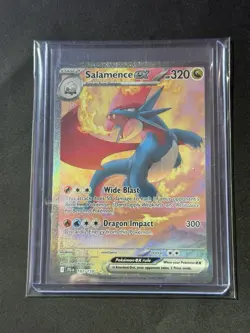 2025 Pokemon Scarlet & Violet Journey Together #187 Salamence ex SIR - Image 1