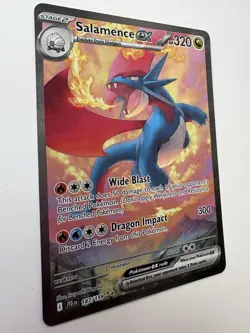 2025 Pokemon Scarlet & Violet Journey Together #187 Salamence ex SIR - Image 1