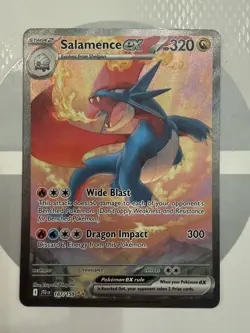 2025 Pokemon Scarlet & Violet Journey Together #187 Salamence ex SIR - Image 1