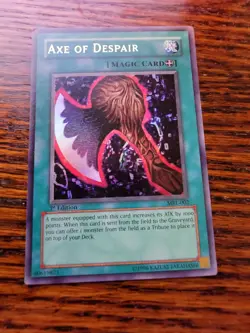 Yugioh Axe of Despair Ultra Rare MRL-002 1st Edition LP! - Image 1