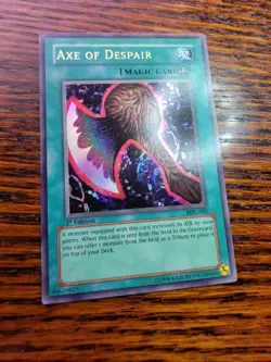Yugioh Axe of Despair Ultra Rare MRL-002 1st Edition LP! - Image 2