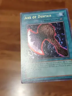 Yugioh Axe of Despair Ultra Rare MRL-002 1st Edition LP! - Image 3