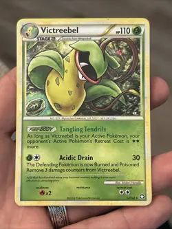 Pokemon TCG Victreebel Triumphant 12/102 HOLO Rare 2010- NM - Image 1
