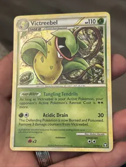 Pokemon TCG Victreebel Triumphant 12/102 HOLO Rare 2010- NM - Image 2
