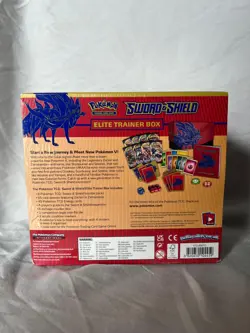 Pokemon Sword and Shield Base Set Elite Trainer Box ETB Pair Zacian & Zamazenta - Image 4