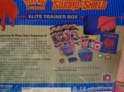 Pokemon Sword and Shield Base Set Elite Trainer Box ETB Pair Zacian & Zamazenta - Image 3