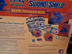 Pokemon Sword and Shield Base Set Elite Trainer Box ETB Pair Zacian & Zamazenta - Image 4