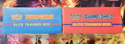 Pokemon Sword and Shield Base Set Elite Trainer Box ETB Pair Zacian & Zamazenta - Image 3