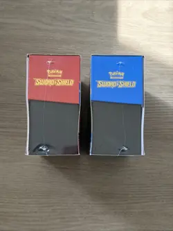Pokemon Sword and Shield Base Set Elite Trainer Box ETB Pair Zacian & Zamazenta - Image 2