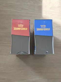 Pokemon Sword and Shield Base Set Elite Trainer Box ETB Pair Zacian & Zamazenta - Image 4