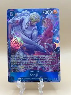 Sanji OP11-051 SR Alt Art A Fist of Divine Speed ONE PIECE Card NM English - Image 1