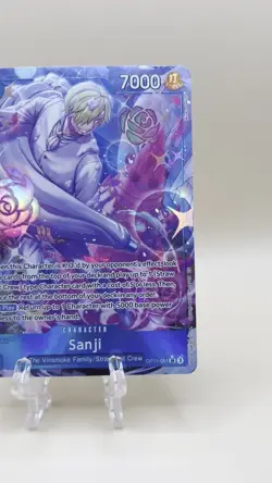 Sanji OP11-051 SR Alt Art A Fist of Divine Speed ONE PIECE Card NM English - Image 2