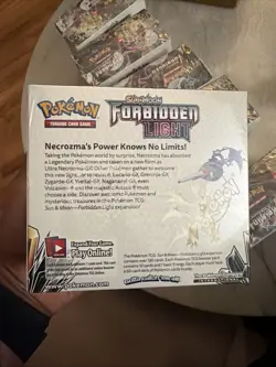 Pokemon Sun & Moon Forbidden Light Booster Box Zygarde Card Stock - Image 3