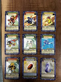 Vintage Digimon Card Lot (27 Cards) 2000-2001 Bandai | Champion, Rookie, Mega - Image 1