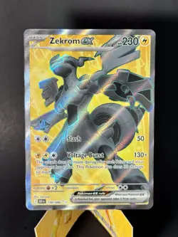 Pokemon Zekrom ex 158/086 SV: Black BoltUltra Rare NM card - Image 1