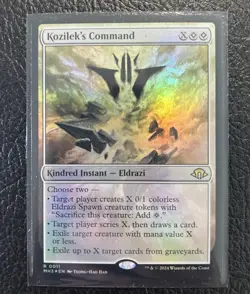 MTG Kozilek's Command Modern Horizons 3 Lightly Played English Magic Card - Image 1