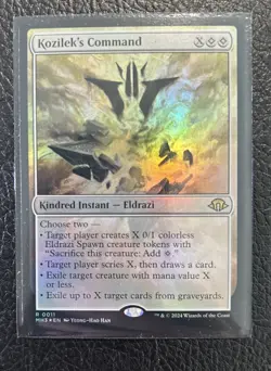 MTG Kozilek's Command Modern Horizons 3 Lightly Played English Magic Card - Image 3