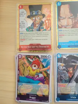 One Piece tcg 41 Cards Bulk Lot Collection Mixed ALL RARES/FOILS - Image 2